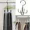 Rotating MultiHook Clothes Hanger 4Claw Wardrobe Organizer For Belts Scarves Coats 2 Pcs 0