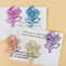 Rose Shaped Paper Clips Set 12 Colorful Metal Clips For Office School Crafts 1