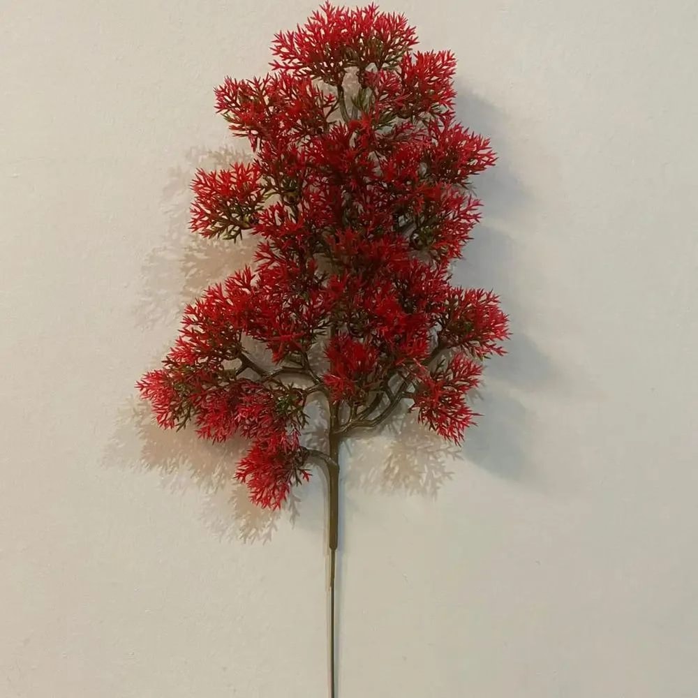 Artificial Pine Branches Decor Set 5Piece Faux Pine Needle Bonsai For Home Office 2