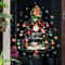 Christmas Window Stickers With Santa Tree Festive Glass Decals For Holiday Home Decor 4