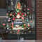Christmas Window Stickers With Santa Tree Festive Glass Decals For Holiday Home Decor 6