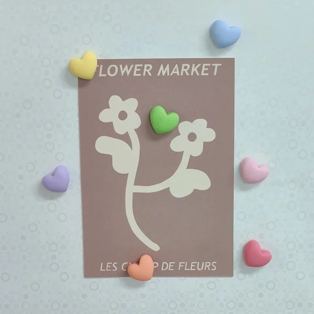 Colorful Star Fridge Magnets Set 14Piece Resin Refrigerator Magnets For Notes Photos 0