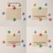 Colorful Star Fridge Magnets Set 14Piece Resin Refrigerator Magnets For Notes Photos 1