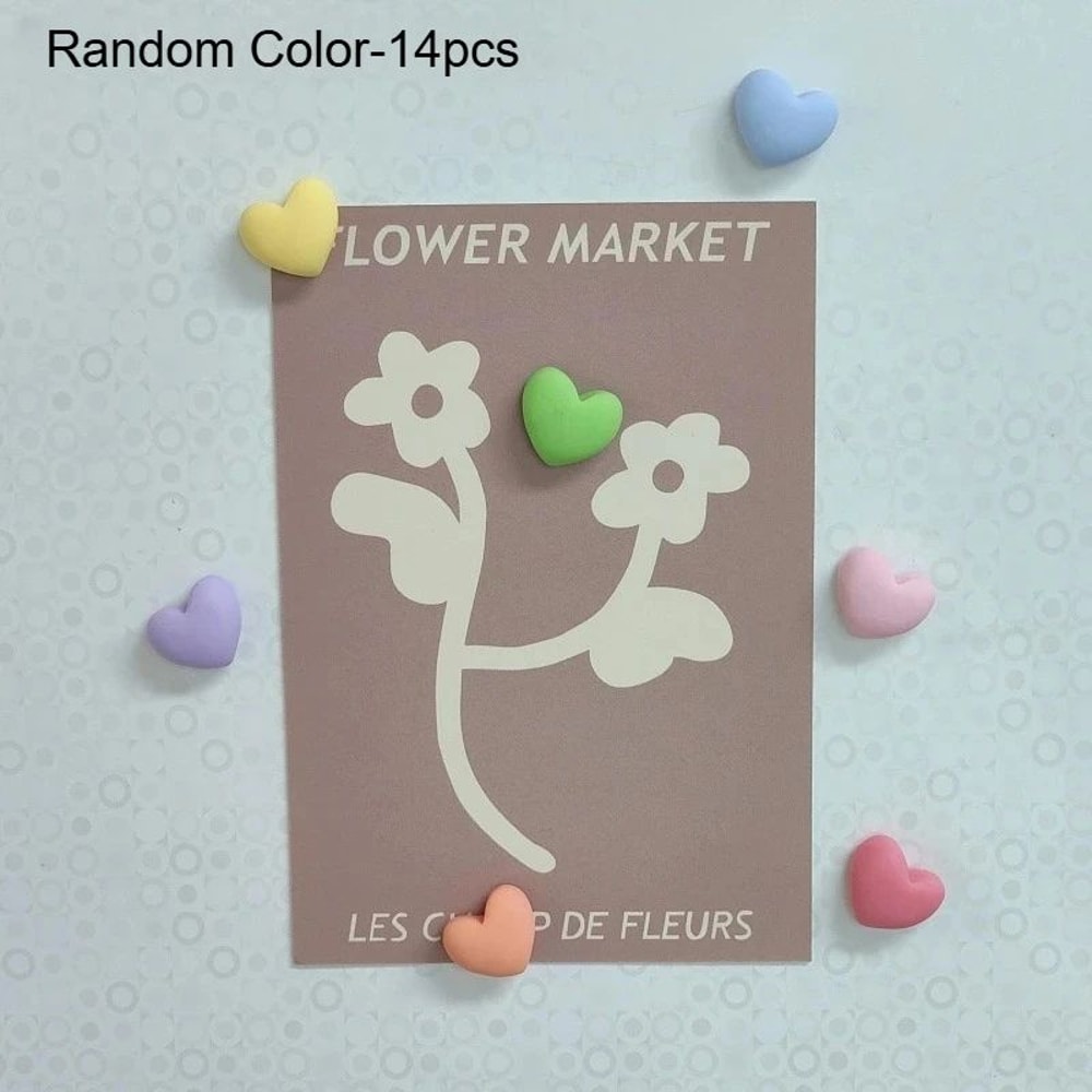 Colorful Star Fridge Magnets Set 14Piece Resin Refrigerator Magnets For Notes Photos 8