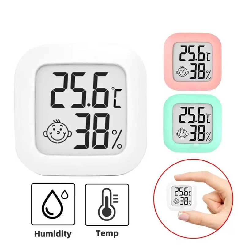 Digital LCD Thermometer Hygrometer Mini Indoor Temperature Humidity Monitor For Home 0