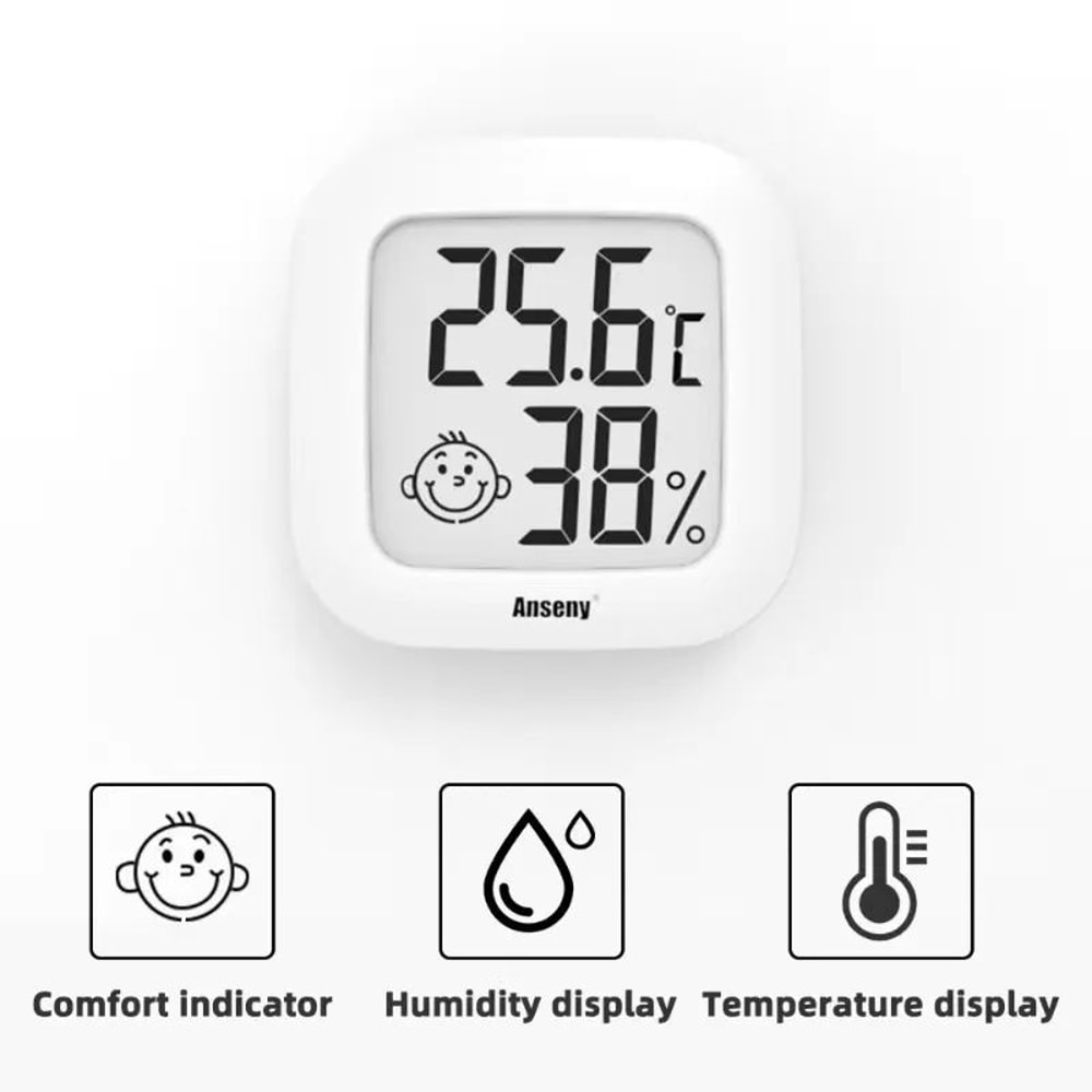 Digital LCD Thermometer Hygrometer Mini Indoor Temperature Humidity Monitor For Home 1