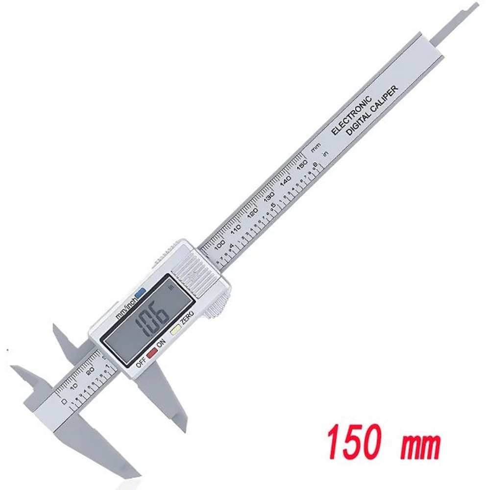 Digital Vernier Caliper 100mm 150mm Carbon Fiber Electronic Measuring Tool 8