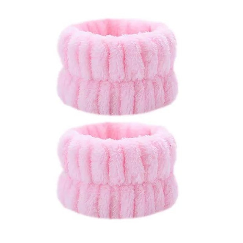 Reusable Spa Wrist Washbands Soft Microfiber Wristbands For Face Washing Sports 8