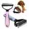 Professional Pet Deshedding Brush Dog Cat Hair Remover Comb For Shedding And Knots 0