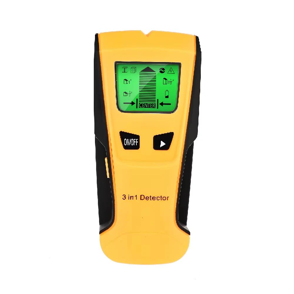 3in1 Wall Scanner Stud Finder Metal Wood Live Wire Detector For Safe Drilling 4