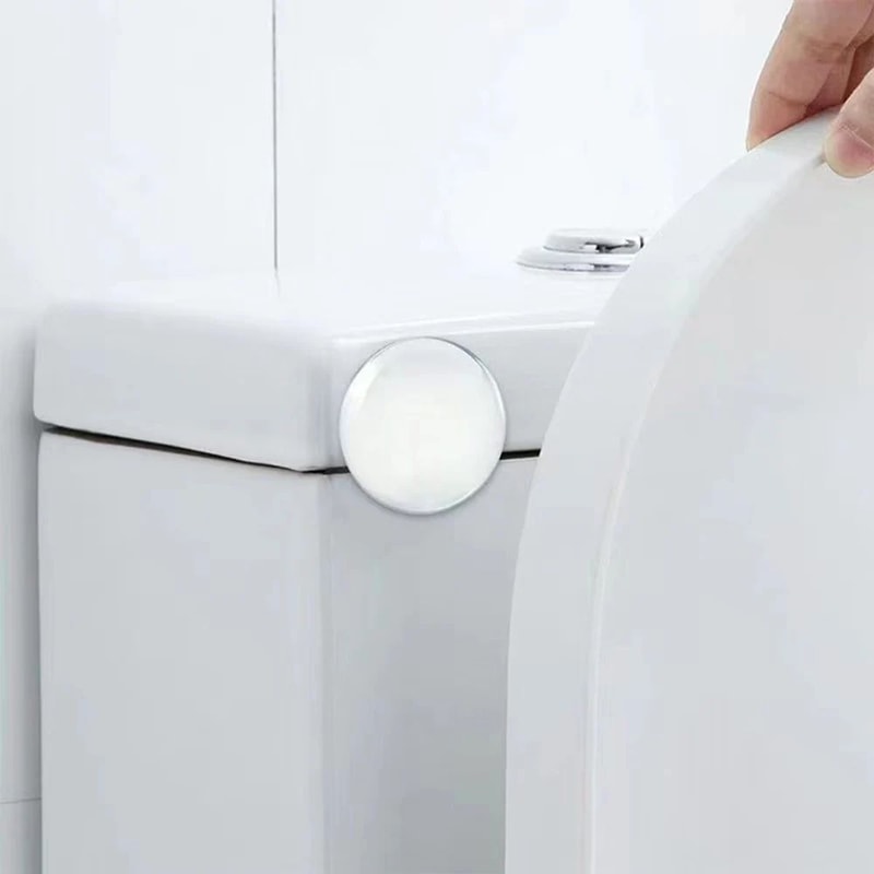 Transparent Silicone Door Stopper Bumpers SelfAdhesive Wall Door Handle Protectors 3