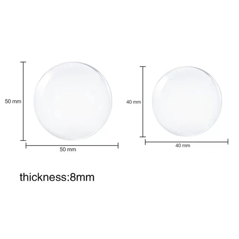 Transparent Silicone Door Stopper Bumpers SelfAdhesive Wall Door Handle Protectors 4