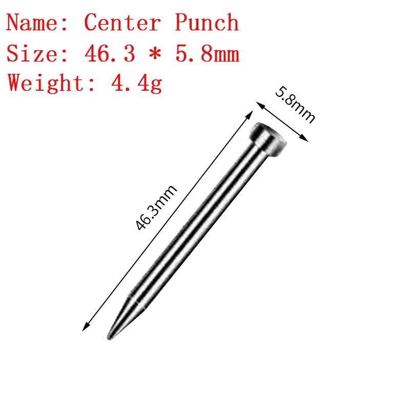 Precision HSS Automatic Center Punch Tool HeavyDuty SpringLoaded Marking Punch For Metal Wood Gla 9