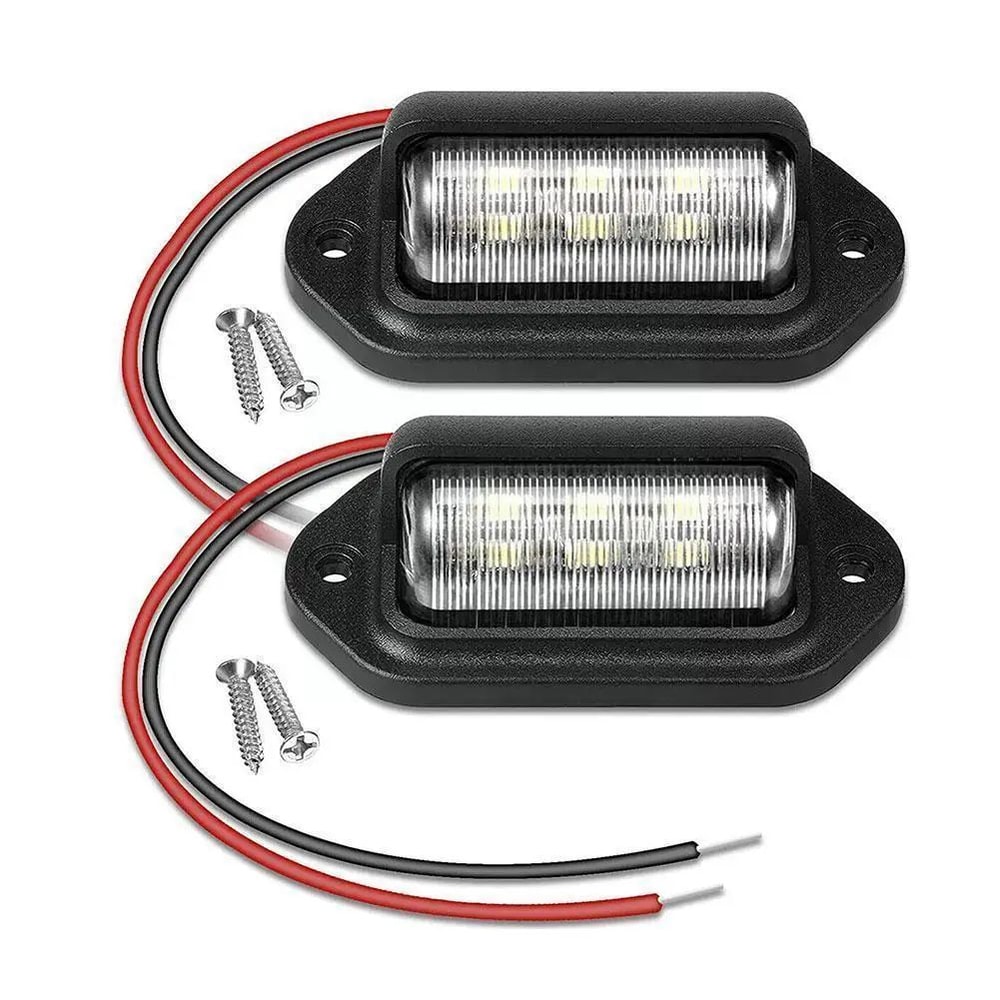 UltraBright LED License Plate Light Set 2PCS Durable Car License Plate Light For SUV Truck Traile 0