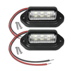 ultra-bright led license plate light set (2pcs) - durable car license plate light for suv, truck & trailer