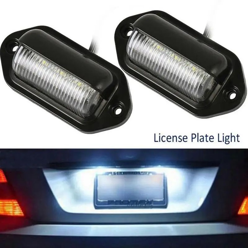 UltraBright LED License Plate Light Set 2PCS Durable Car License Plate Light For SUV Truck Traile 3