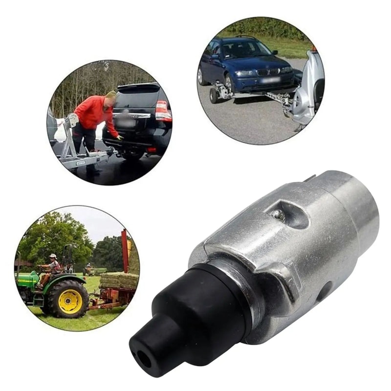 HeavyDuty 7 Pin Trailer Plug Durable 12V Trailer Connector For Truck Towing Applications 4