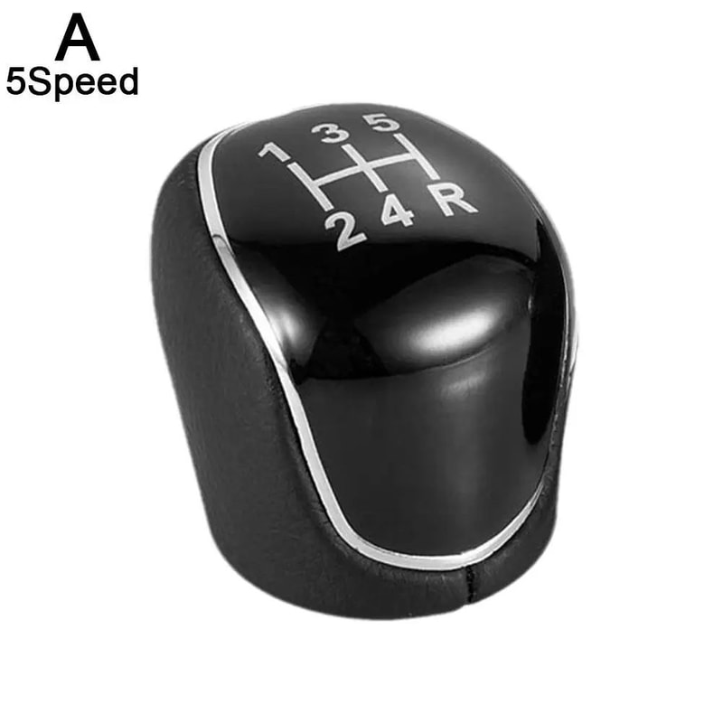 Premium Ford Gear Shift Knob Leather Manual Shifter Knob For Mondeo Focus CMax Kuga 56 Speed 4