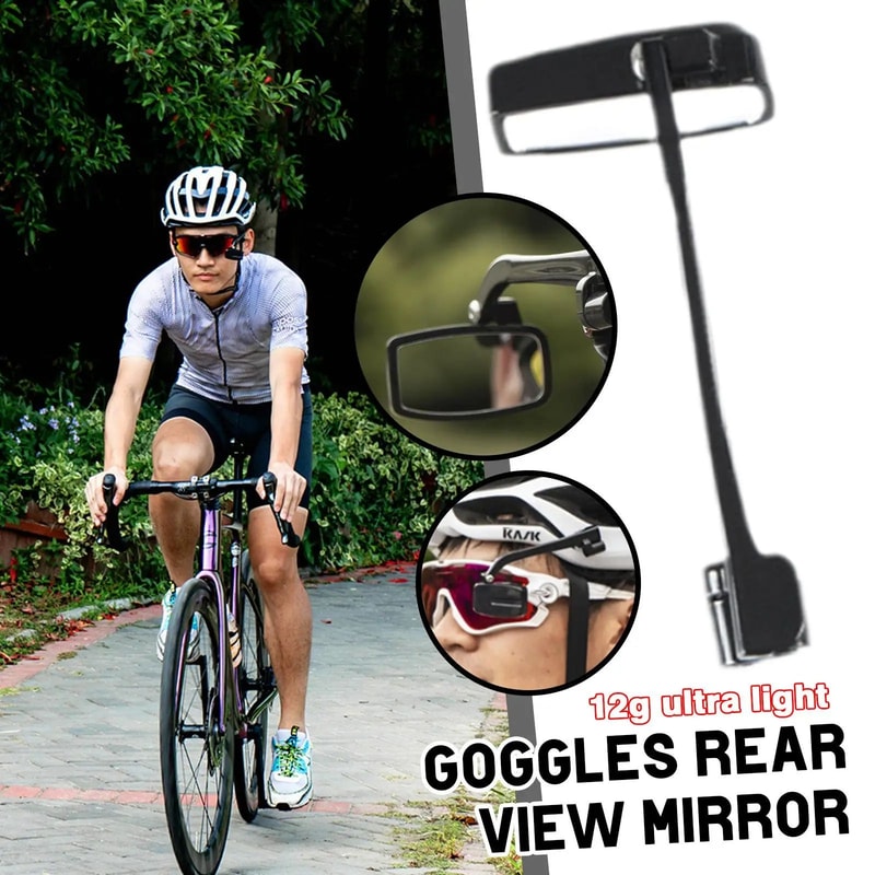 360 Bike Rear View Mirror Adjustable Cycling Glasses Mirror For Safer Riding 1