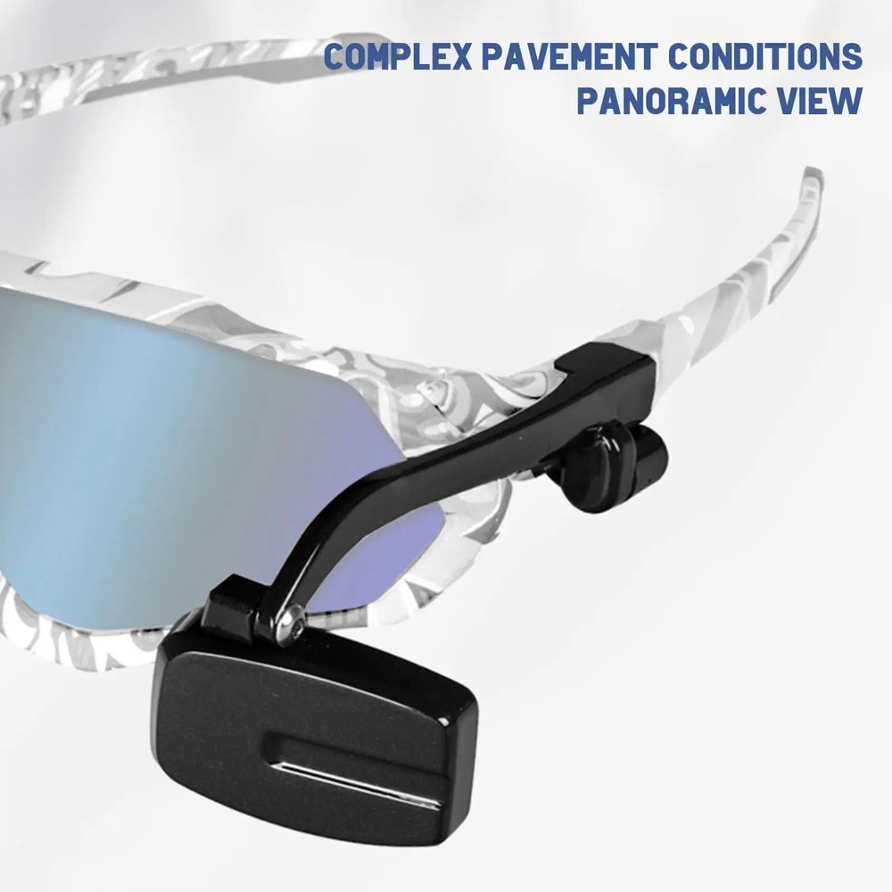 360 Bike Rear View Mirror Adjustable Cycling Glasses Mirror For Safer Riding 2