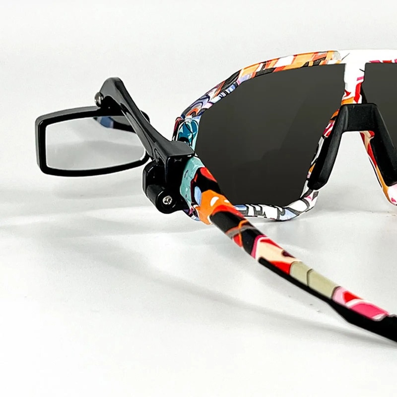 360 Bike Rear View Mirror Adjustable Cycling Glasses Mirror For Safer Riding 3