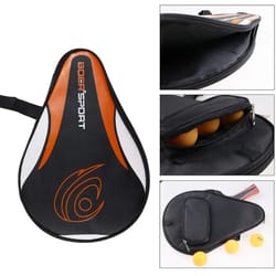 protective table tennis racket case - lightweight ping pong paddle bag with padded oxford fabric