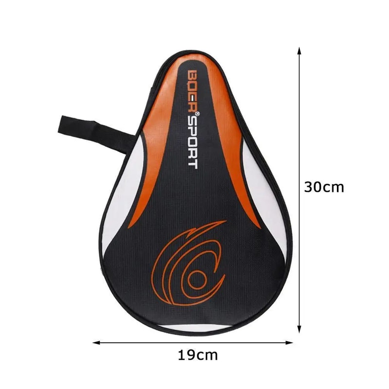 Protective Table Tennis Racket Case Lightweight Ping Pong Paddle Bag With Padded Oxford Fabric 4