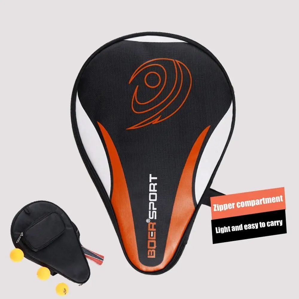 Protective Table Tennis Racket Case Lightweight Ping Pong Paddle Bag With Padded Oxford Fabric 5