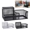Modern Iron Metal Pen Holder MultiCompartment Desk Organizer For Clean Stylish Workspaces 0