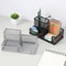 Modern Iron Metal Pen Holder MultiCompartment Desk Organizer For Clean Stylish Workspaces 2