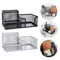 Modern Iron Metal Pen Holder MultiCompartment Desk Organizer For Clean Stylish Workspaces 4