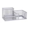 Modern Iron Metal Pen Holder MultiCompartment Desk Organizer For Clean Stylish Workspaces 6