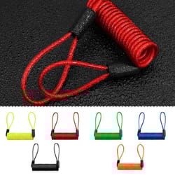 secureride motorcycle reminder cable - 120cm brake disc lock cable for bikes & scooters