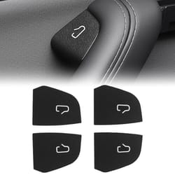 luxury suede tesla model 3 door switch cover - premium tesla model y interior accessories upgrade