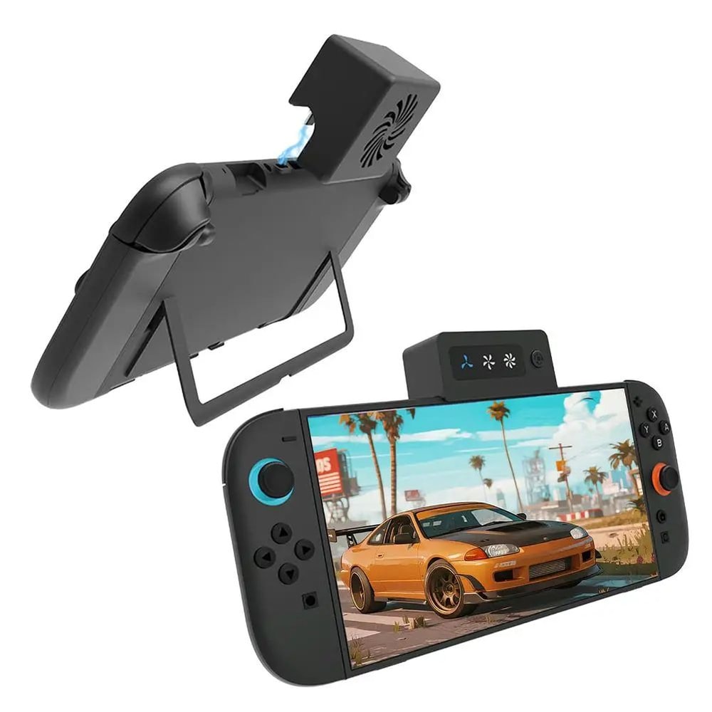 TurboFlow Switch 2 Cooling Fan Portable Gaming Console Cooling Fan With ThreeSpeed Control 2