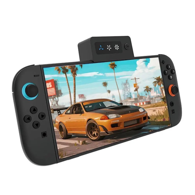 TurboFlow Switch 2 Cooling Fan Portable Gaming Console Cooling Fan With ThreeSpeed Control 3