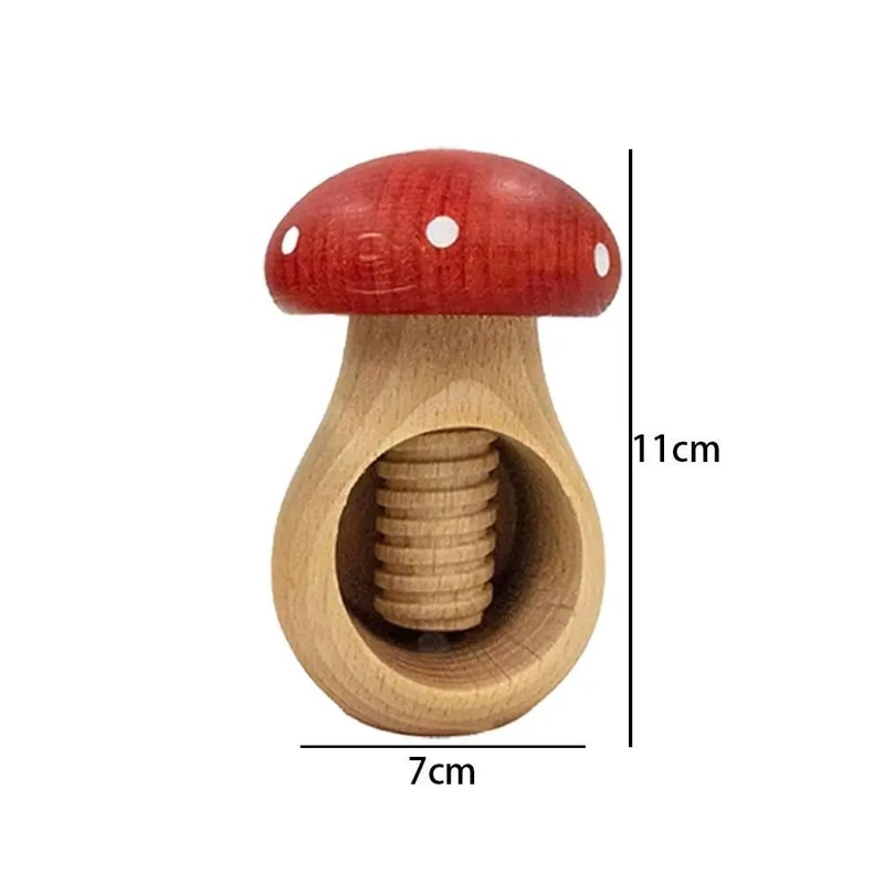 MushroomGrip Nutcracker Tool Adjustable Walnut Cracker For Easy Clean Shell Cracking 4