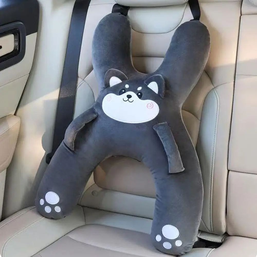 SnuggleRide Kids Car Neck Pillow Cute Child Car Seat Headrest With Gentle Neck Support 3