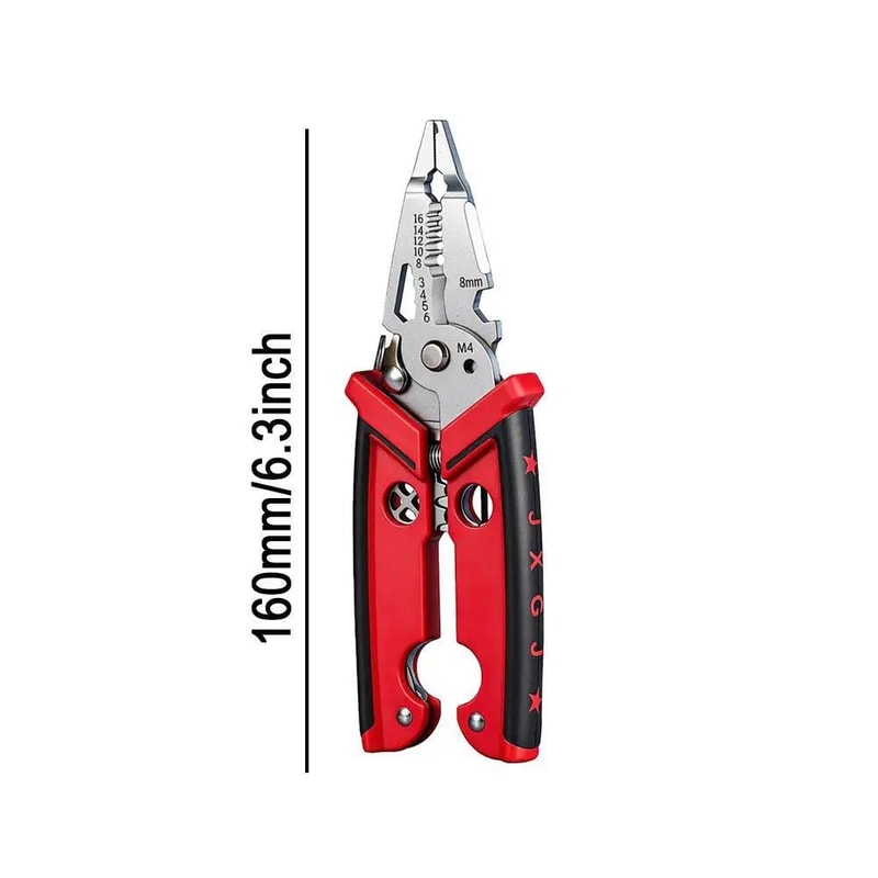 ProGrip Wire Stripping Pliers HeavyDuty Multifunction Electrician Pliers For Cutting Stripping Cr 2