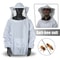 SafeHive Beekeeping Jacket Hooded Bee Protection Suit HalfBody Top For Comfortable Hive Work 0