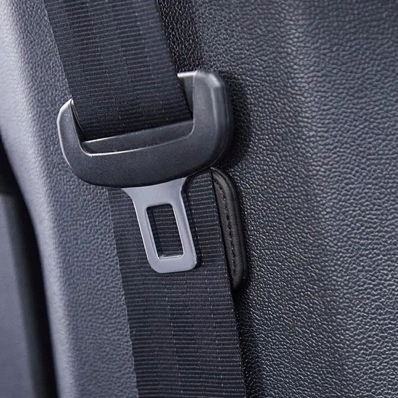 VelvetLock Car Seat Belt Clip Magnetic Seat Belt Positioner 2Pack For A Quieter Neater Ride 3