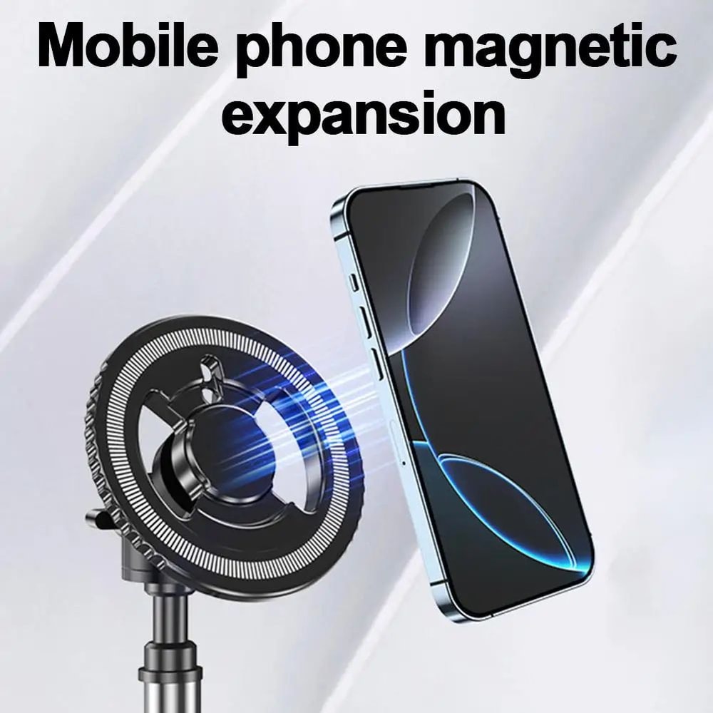 MagSnap Pro MagSafe Phone Mount With 14 Inch Tripod Mount Cold Shoe Adapter 1