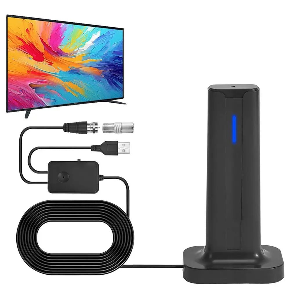 ClearView Pro Indoor TV Antenna With Signal Amplifier For 4K 1080P 3