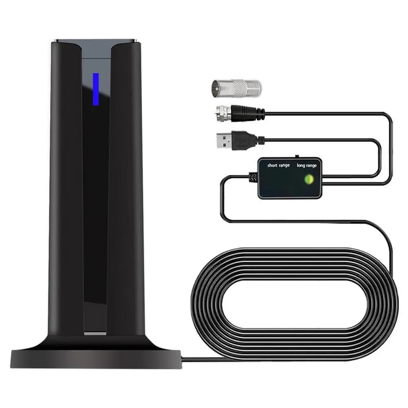 ClearView Pro Indoor TV Antenna With Signal Amplifier For 4K 1080P 4