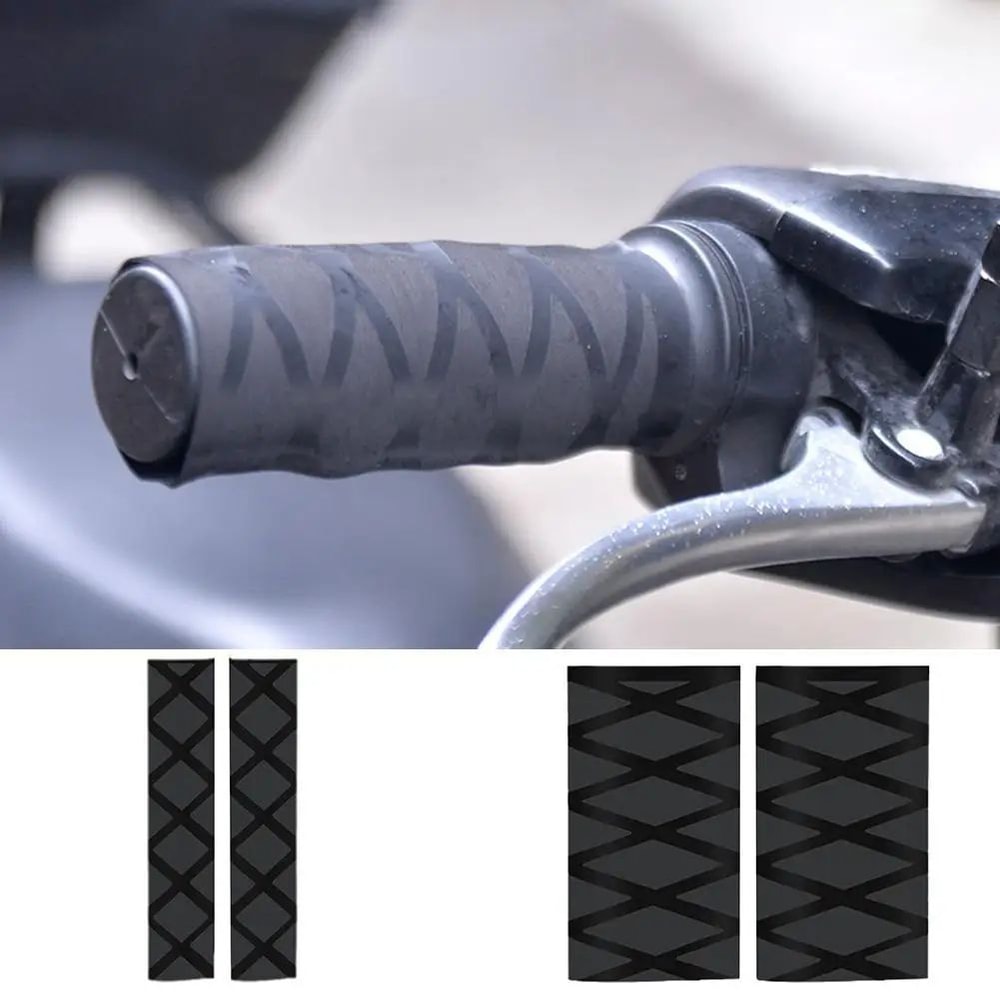 Universal NonSlip Motorcycle Handlebar Grip Cover Heat Shrink Rubber Sleeve 0
