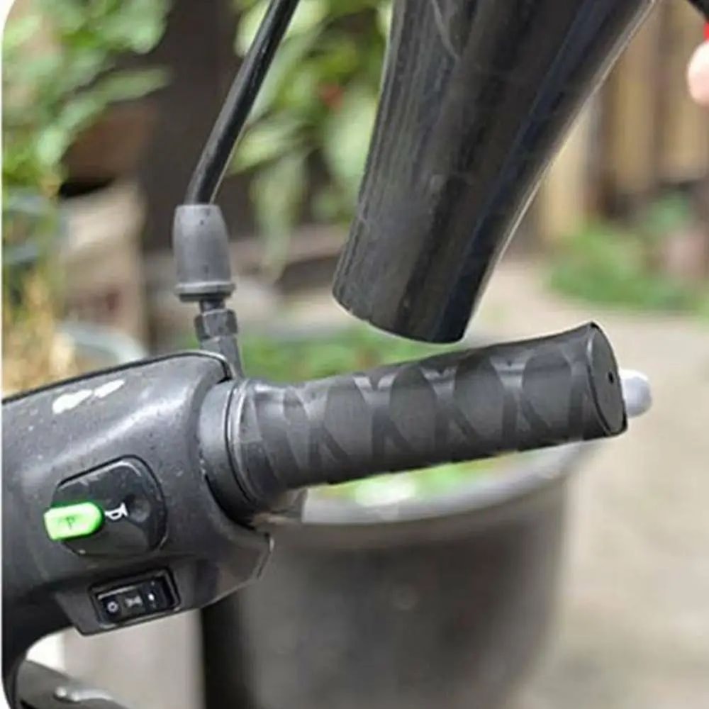 Universal NonSlip Motorcycle Handlebar Grip Cover Heat Shrink Rubber Sleeve 1