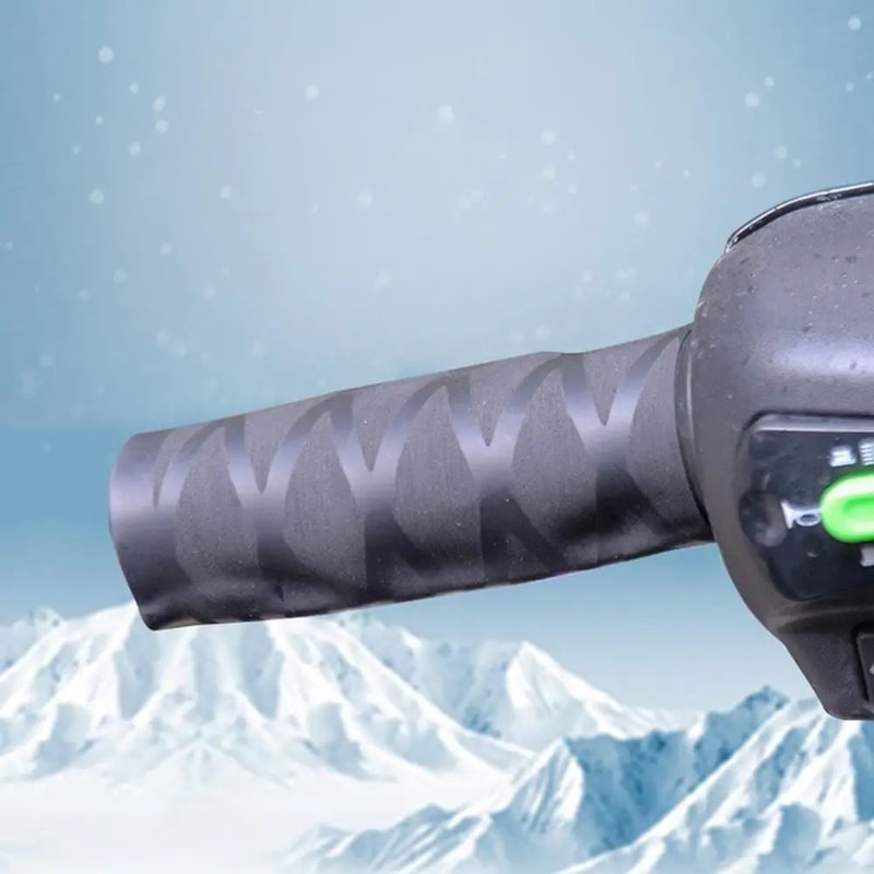 Universal NonSlip Motorcycle Handlebar Grip Cover Heat Shrink Rubber Sleeve 3