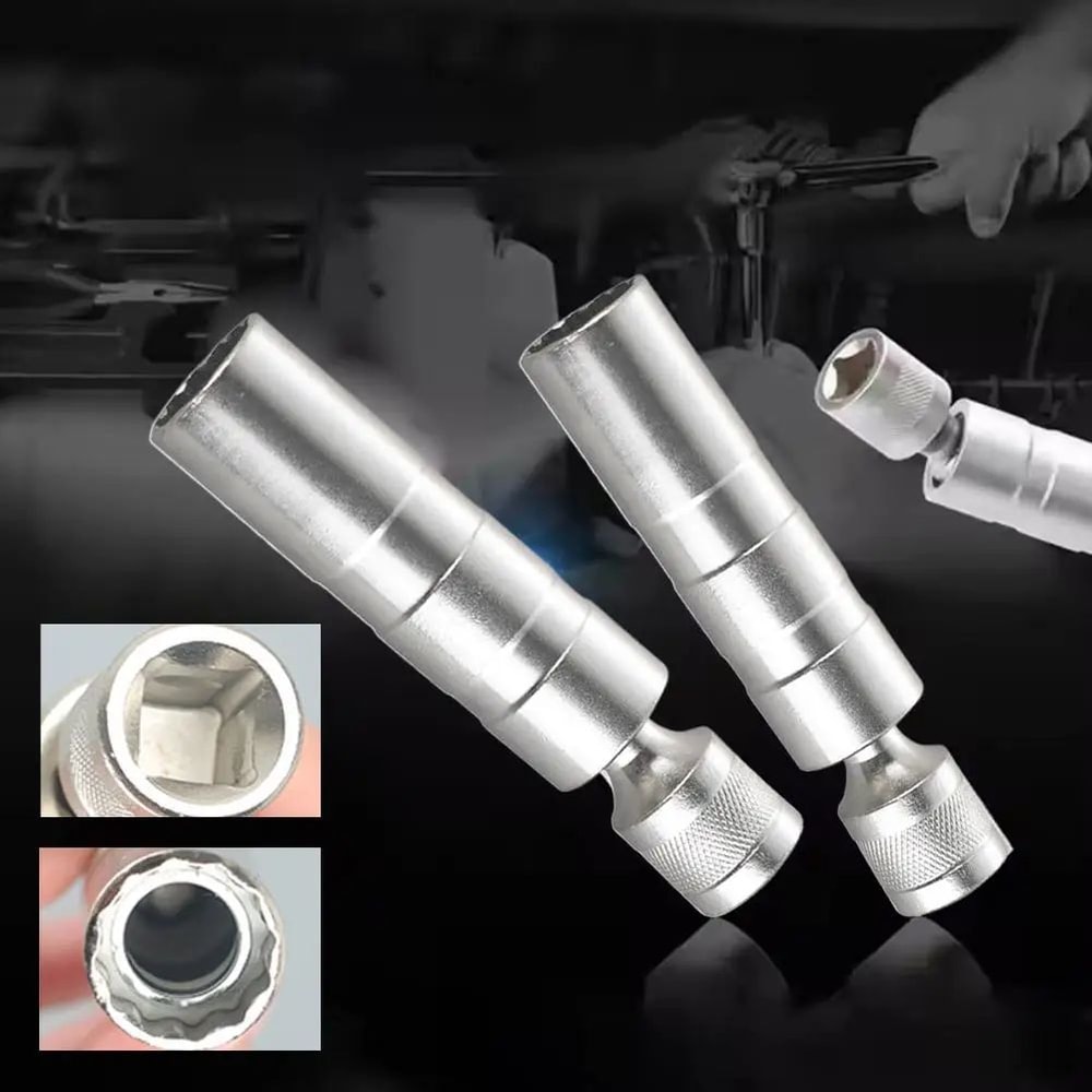 ProMag Magnetic Spark Plug Socket Wrench 14mm 16mm Automotive Spark Plug Removal Tool 3