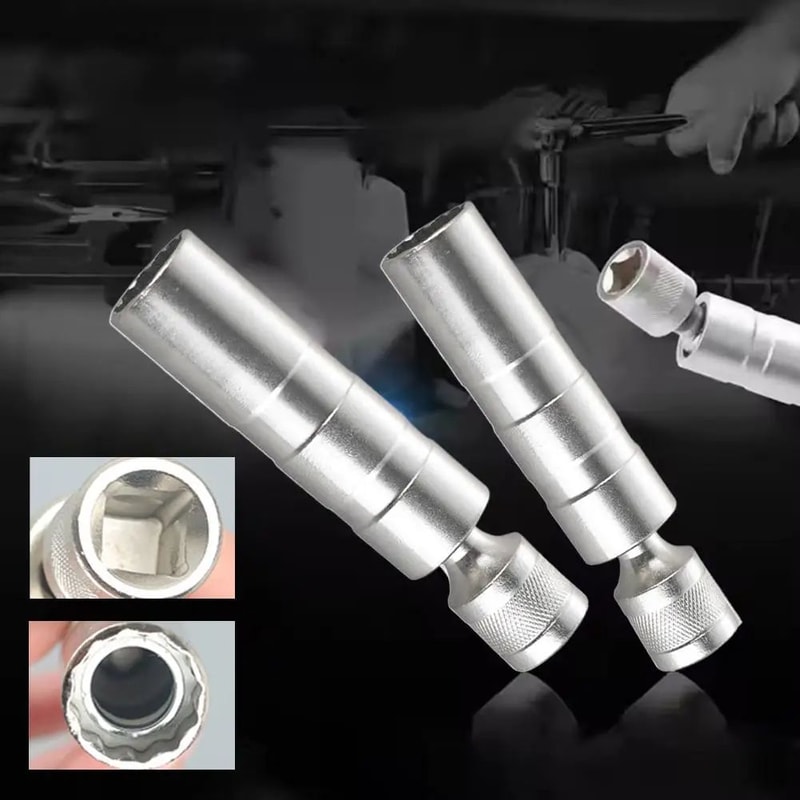 ProMag Magnetic Spark Plug Socket Wrench 14mm 16mm Automotive Spark Plug Removal Tool 3