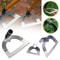 Steel Hollow Hoe Hand Weeder LaborSaving Garden Weeding And Soil Loosening Tool 0